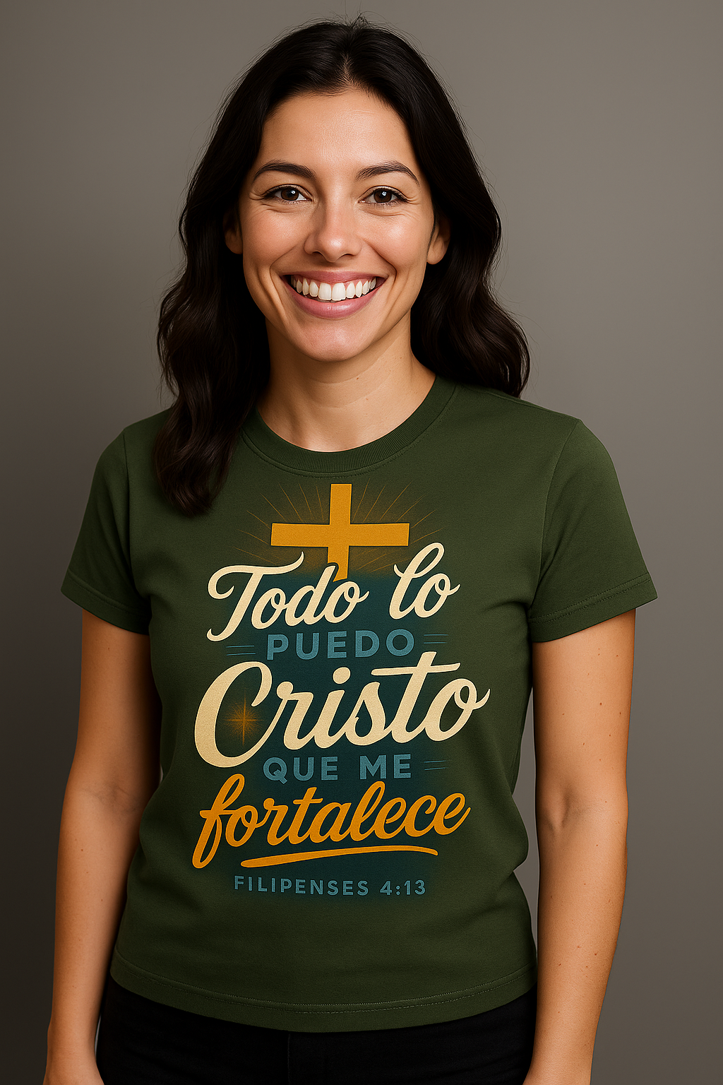 “Todo lo puedo en Cristo que me fortalece.” ✝️